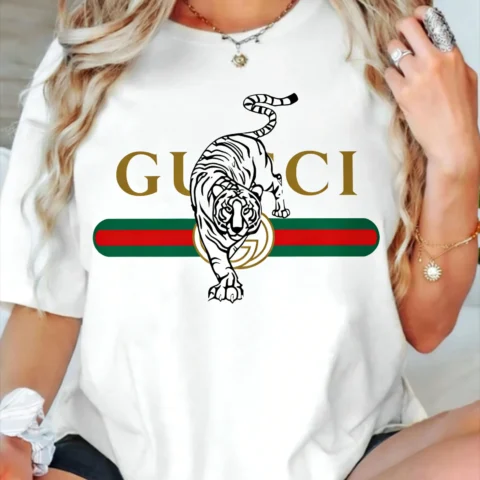 2026 New Letter Printing Short-sleeved Women T-shirt Trendy Temperament Casual Versatile Short-sleeved Clothing Heavy