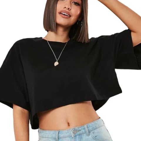 Cotton Women Short Sleeve Dance Running Clothes Yoga Fitness Crop Top  Navel Baring New Sport T-shirt Loose Gym Workout Shirts