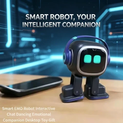 Multi-functional EMO Robot Smart Interactive Talking Dancing Robot Emotional Companion Toy For Home Decoration & Gift