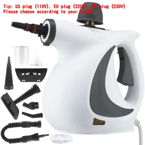 Pressurized Handheld Steam Cleaner for Home – Portable Multi-purpose High Pressure Deep Multi-surface Cleaning Steamer Machine