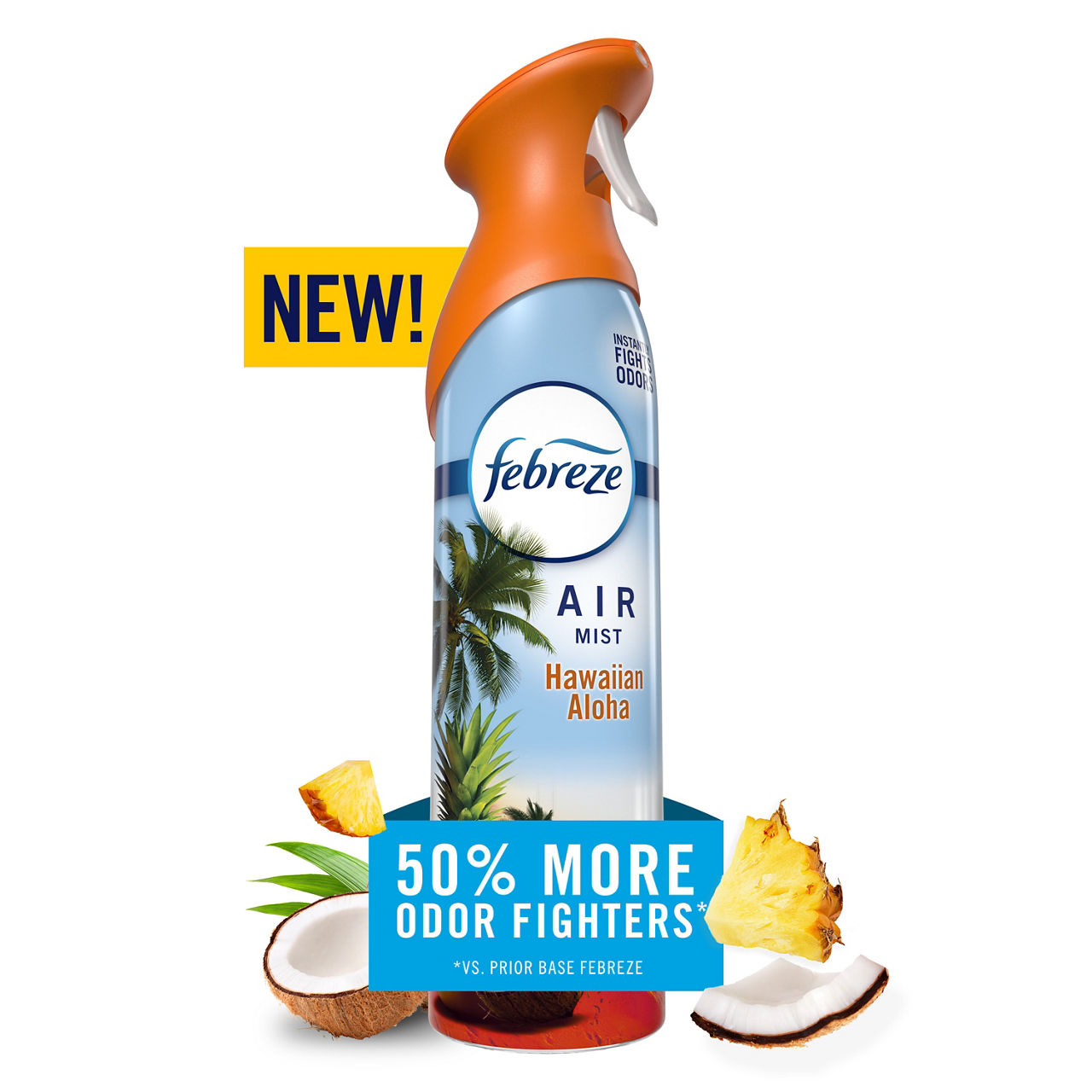 Febreze Air Mist, Air Freshener Spray, Odor Fighting Room Spray, Hawaiian Aloha, 8.1 oz