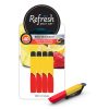 Refresh Your Car Air Freshener Vent Sticks, Fresh Strawberry / Cool Lemonade Scent, 4 Pack