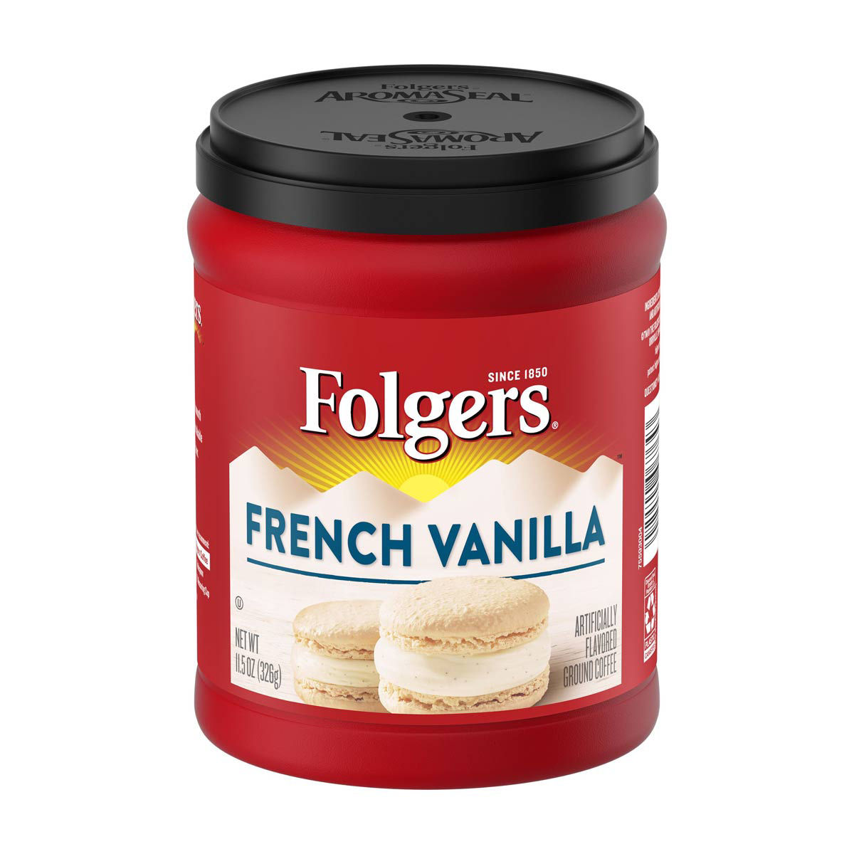 Folgers French Vanilla Ground Coffee, 11.5 oz