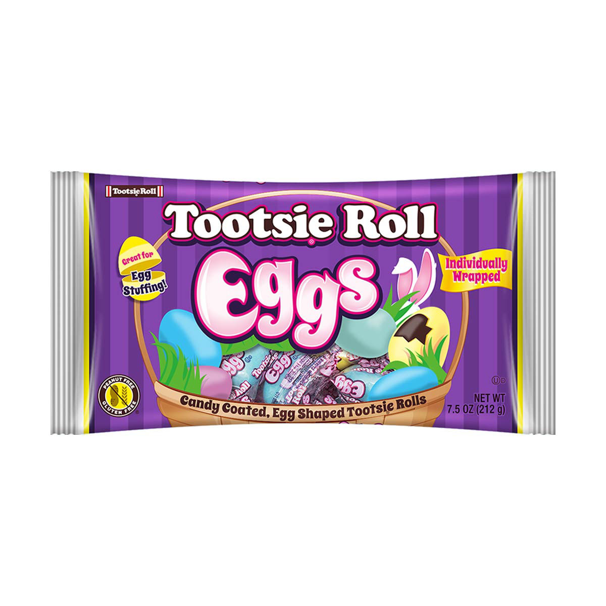 Tootsie Roll Candy Eggs Individually Wrapped, 7.5 oz