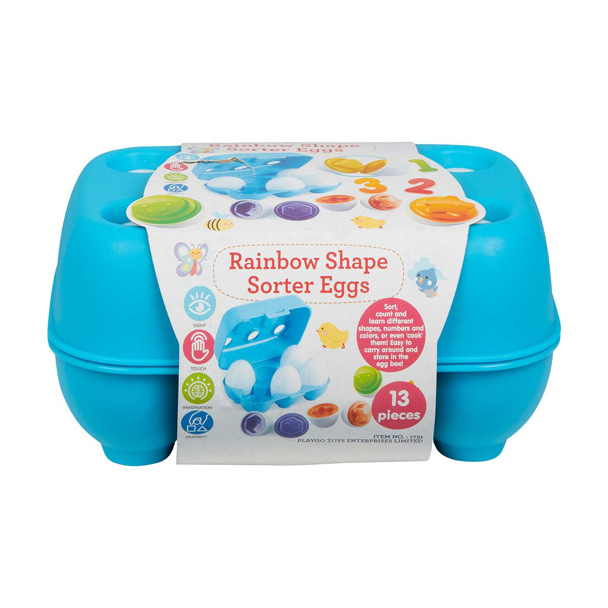 Rainbow Shape Sorter Eggs