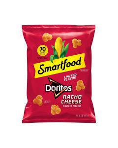 Smartfood Popcorn, Doritos Nacho Cheese Flavored, 2 oz