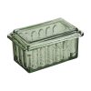 Holly Williams Green Glass Butter Dish