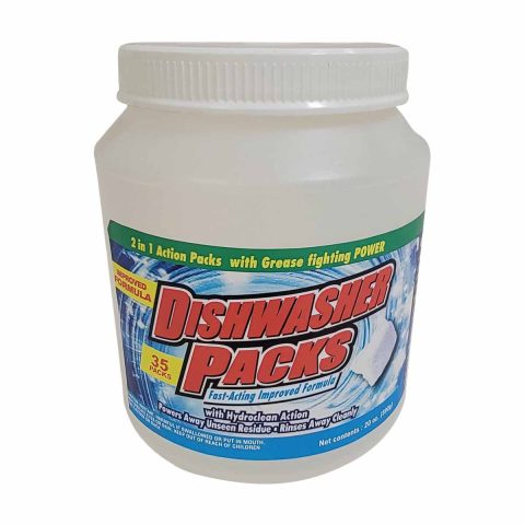 Fast-Acting Improved Formula Dishwasher Packs, 35 ct
