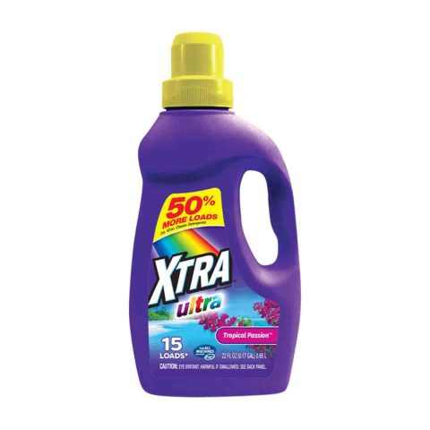 Xtra Ultra Laundry Liquid Detergent -Tropical Passion, 22 fl oz
