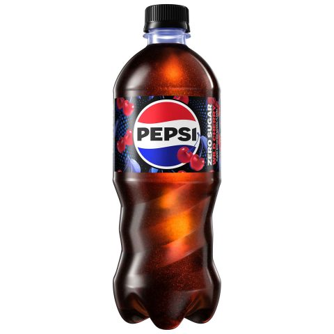 Pepsi Zero Sugar Soda Wild Cherry 20 Fl Oz