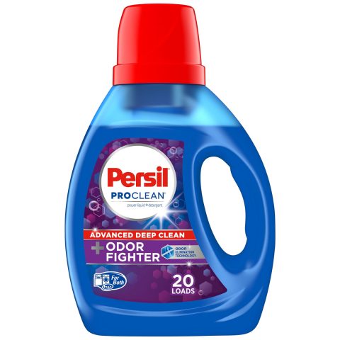 Persil ProClean Liquid Laundry Detergent, Odor Fighter, 40 Ounce, 20 Loads