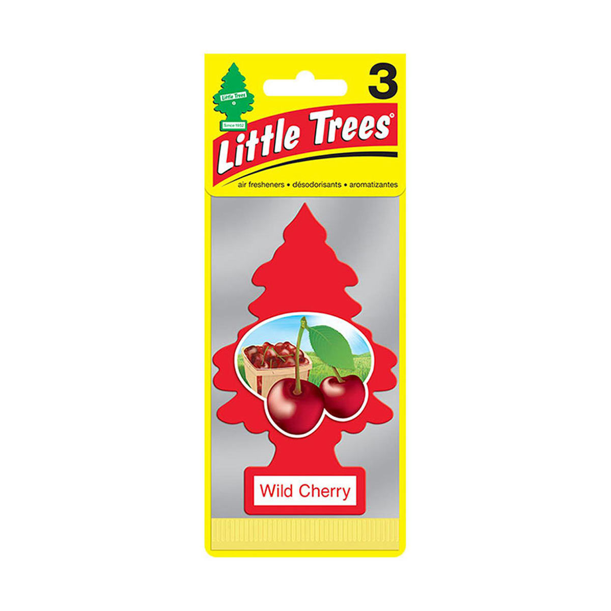 Little Tree Air Freshener, Wild Cherry - 3 ct
