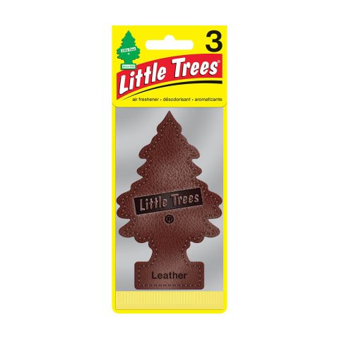 Little Trees Car Air Freshener – Leather, 3 ct