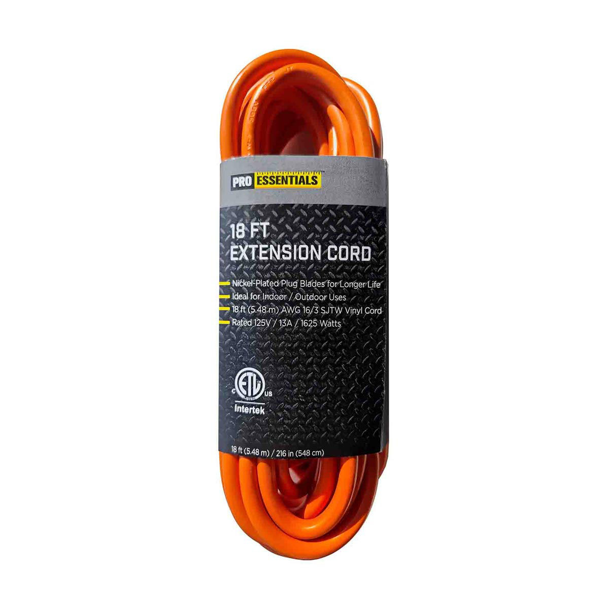 Pro Essentials 18ft Extension Cord, 1 ct