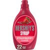 HERSHEY'S Strawberry Flavored Syrup Bottle, 22 oz