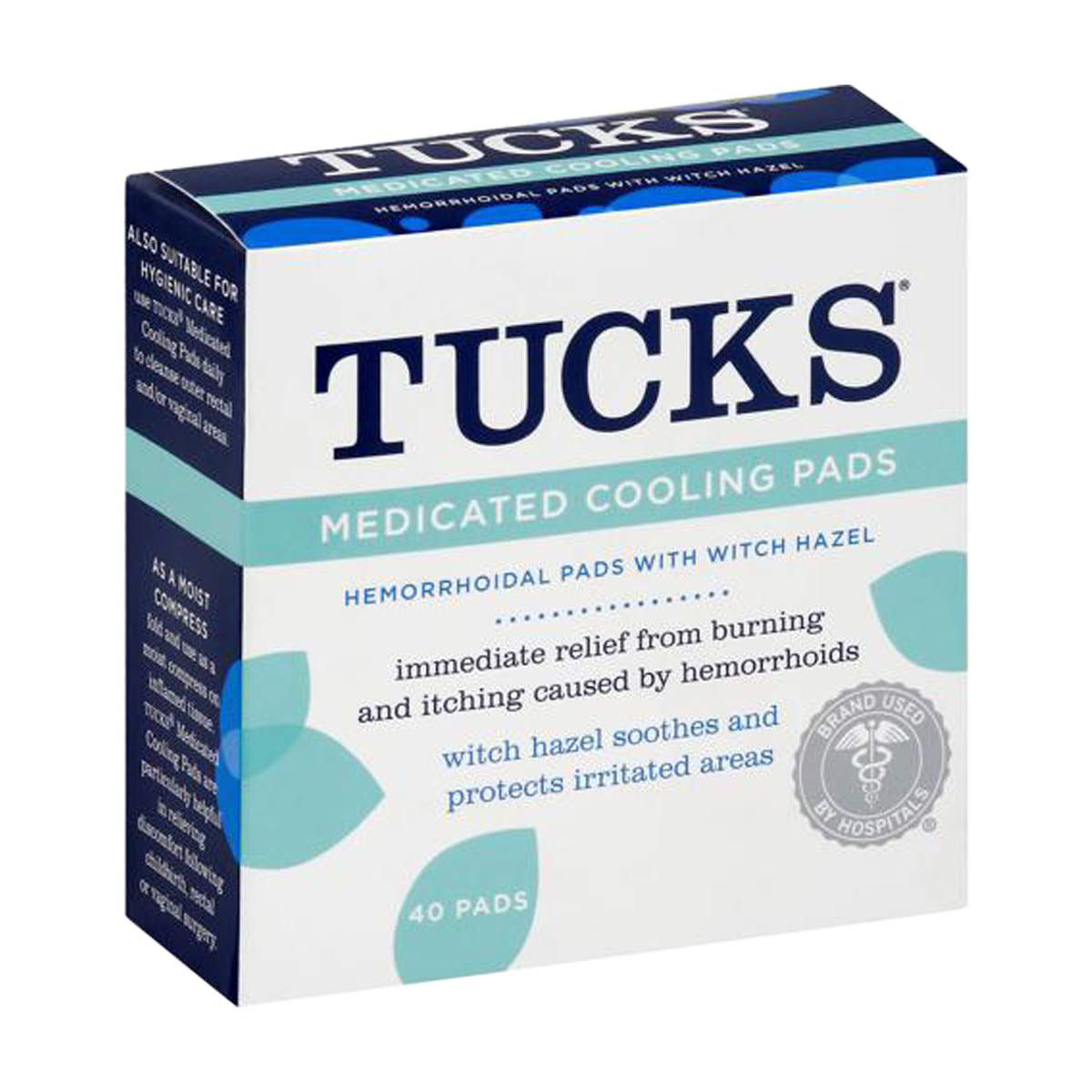 TUCKS Medicated Cooling Pads, 40 ct