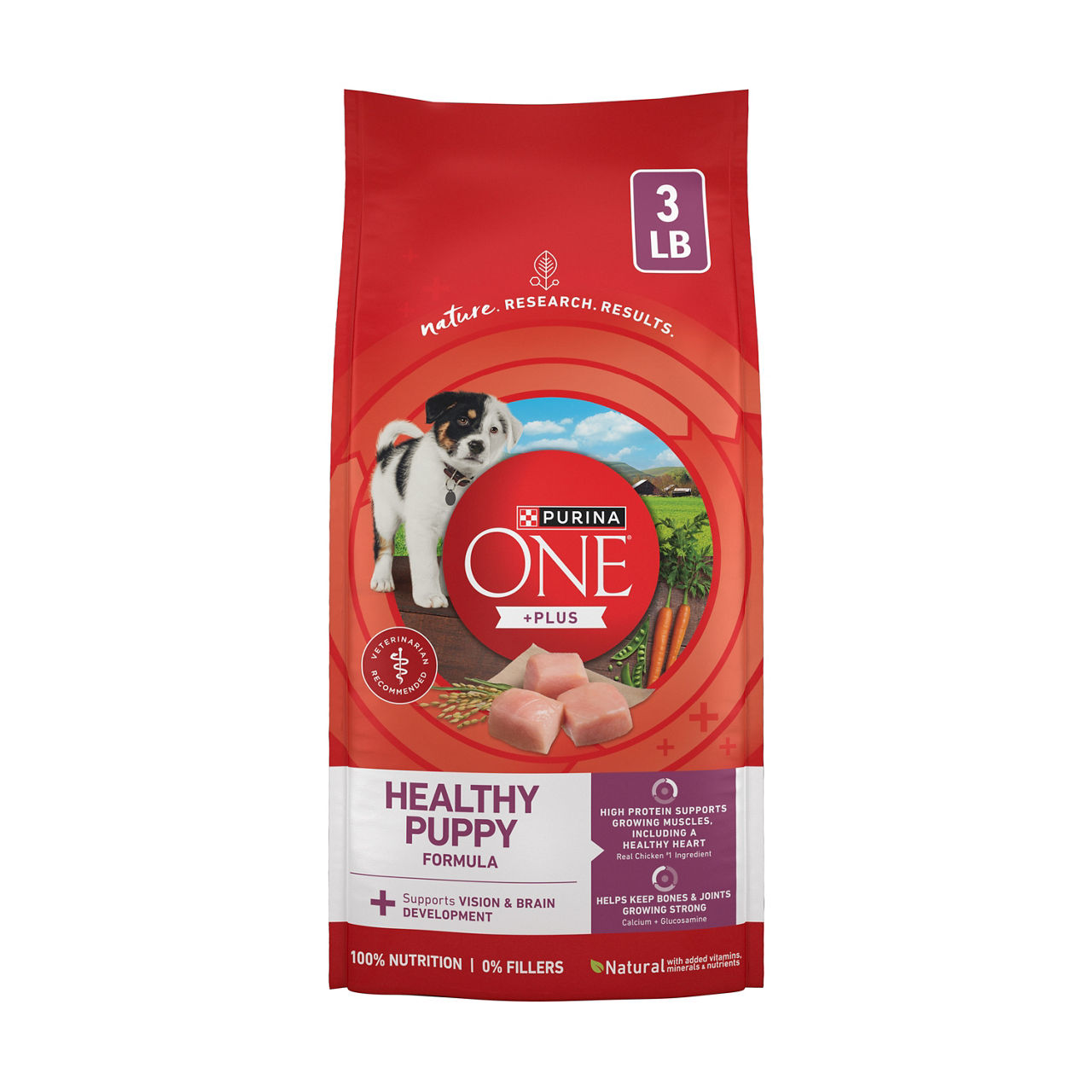 Purina ONE Plus Healthy Puppy Formula High Protein Natural Dry Puppy Food with added vitamins, minerals and nutrients