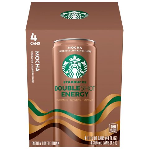 Starbucks Doubleshot Energy Energy Coffee Drink Mocha 11 Fl Oz, 4 Count