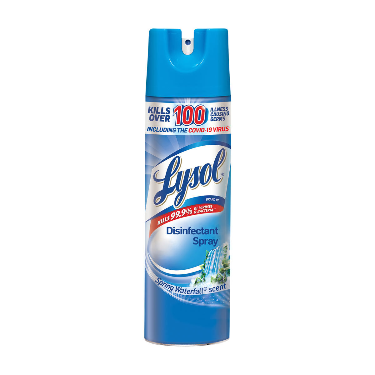Lysol Disinfectant Spray, Spring Waterfall, 19 fl oz