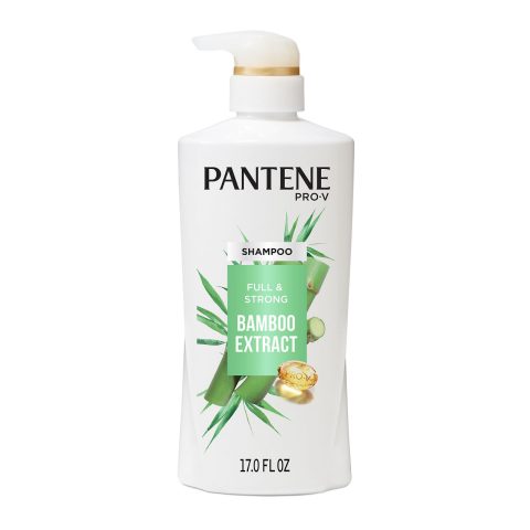 PANTENE SHAMPOO, BAMBOO STRONG, Strengthens Hair Against Damage, 17.0 oz