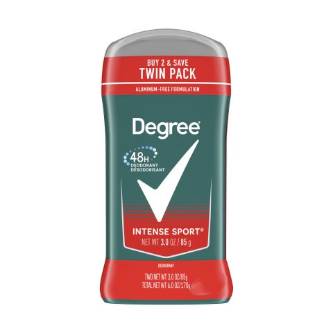 Degree Men Intense Sport Deodorant Twin Pack, 3 oz, 2 ct