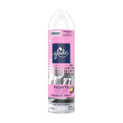Glade Odor Fighting Air Freshener Spray, Passion Fruit, 7.3 oz, 1pk
