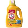 ARM & HAMMER Liquid Laundry Detergent, Clean Burst Scent, With 17 More Loads, 67 Loads, 67 Fl Oz