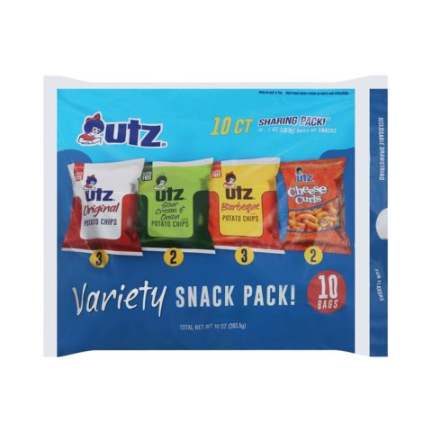 Utz Sharing Variety Snack Pack, 1 oz – 10 ct