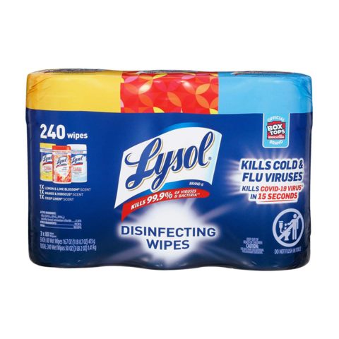 Lysol Disinfecting Wipes, 240 ct