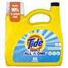 Tide Simply Liquid Laundry Detergent, Refreshing Breeze Scent, 85 Loads, 107 fl oz, All-In-One Detergent