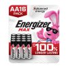 Energizer MAX AA Batteries, Double A Alkaline Batteries, 16 pk