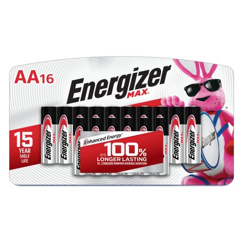 Energizer MAX AA Alkaline Batteries, 16 ct