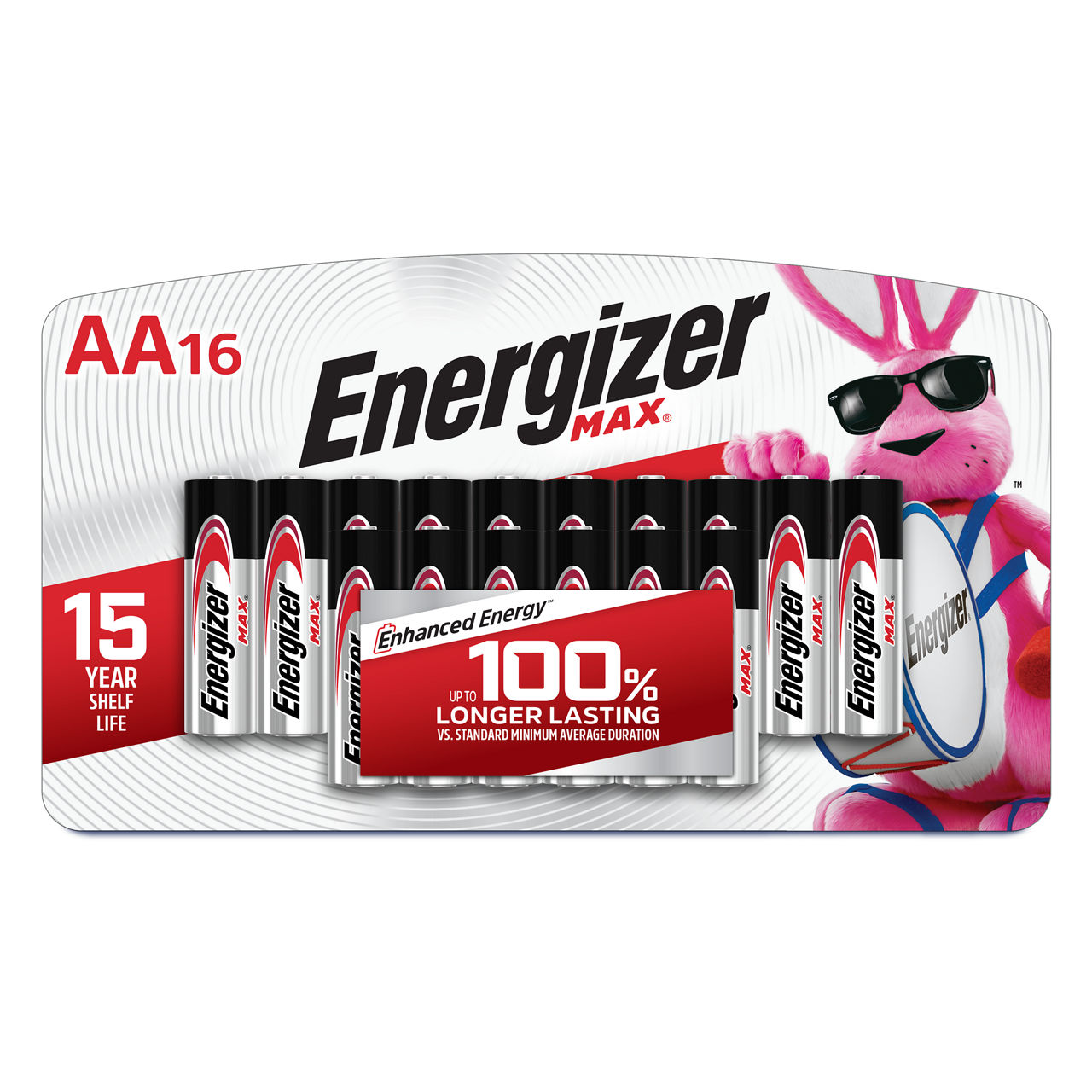 Energizer MAX AA Alkaline Batteries, 16 ct