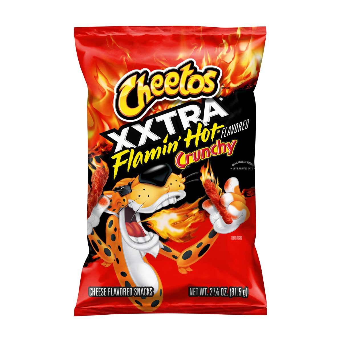 Cheetos Crunchy Cheese Flavored Snacks, Xxtra Flamin' Hot, 2 7/8 oz