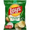 Lay's Potato Chips Sour Cream & Onion Flavored 2 1/2 Oz