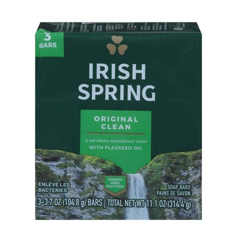 Irish Spring Original Men’s Deodorant Bar Soap, 3 ct