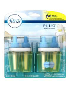 Febreze Plug In Air Freshener Refill, Bora Bora Waters, 2 ct