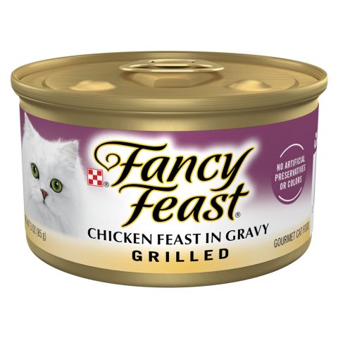 Purina Fancy Feast Grilled Wet Cat Food Chicken Feast in Wet Cat Food Gravy