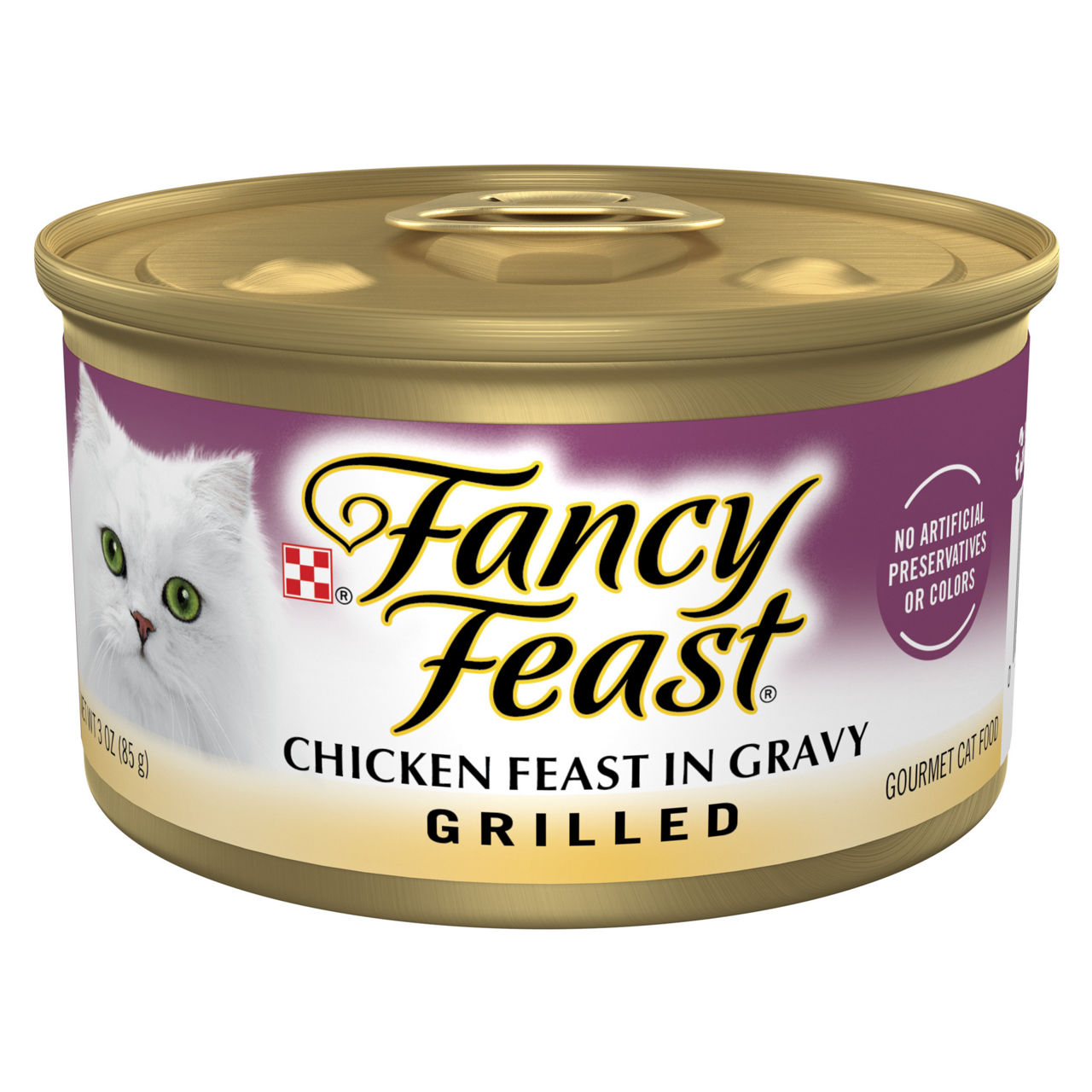 Purina Fancy Feast Grilled Wet Cat Food Chicken Feast in Wet Cat Food Gravy