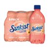 Sunkist Peach Soda, 16 fl oz bottles - 6 pk