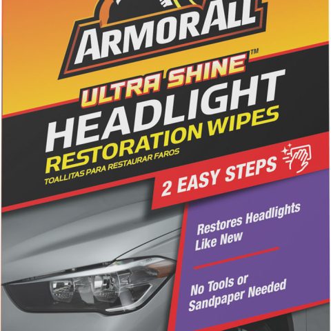 Armor All Ultra Shine Headlight Restorer Wipes – 6 Count