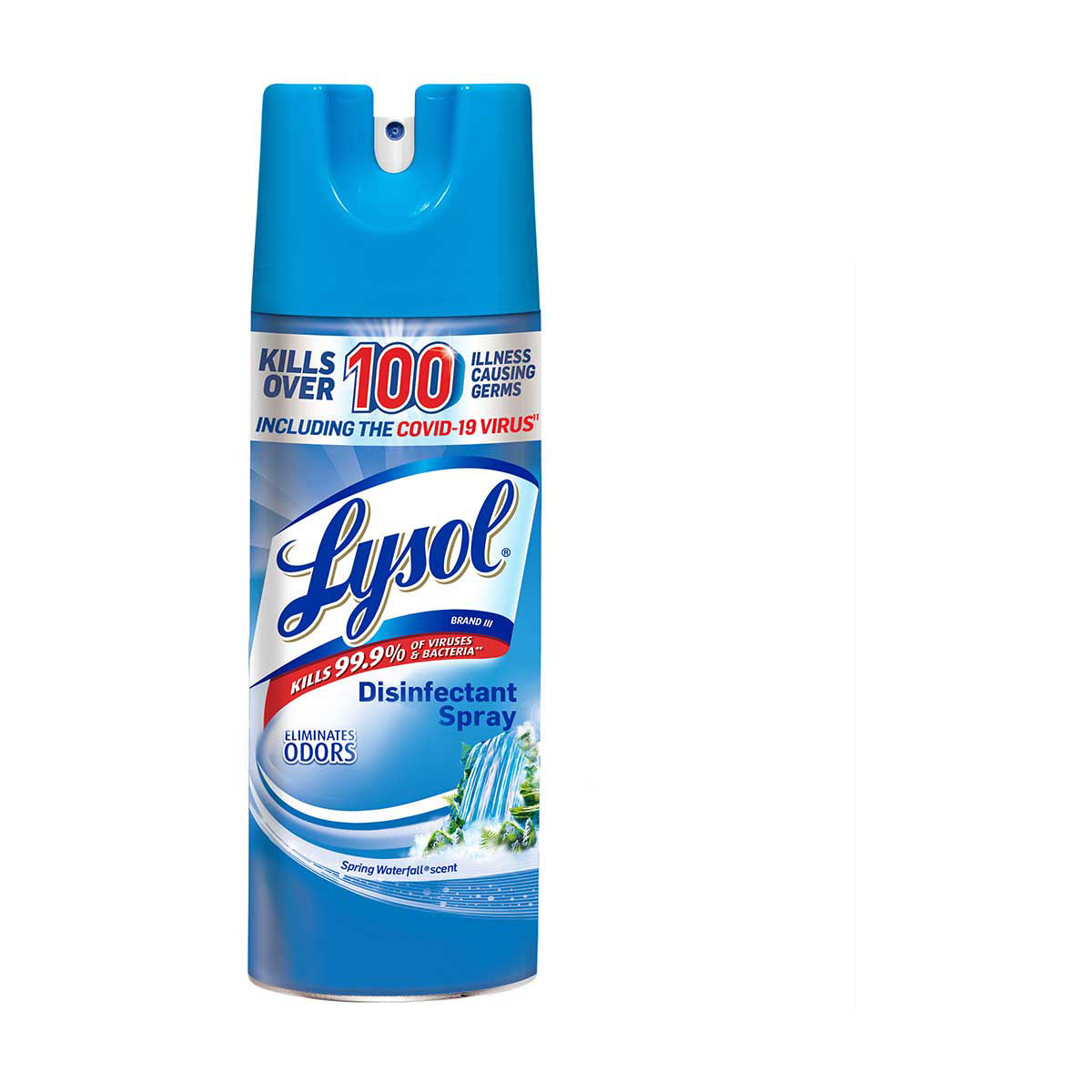 Lysol Disinfectant Spray, Sanitizing and Antibacterial Spray, For Disinfecting and Deodorizing, Spring Waterfall, 12.5 fl oz