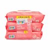 Gentle Steps Softly Scented Wipes, Value Pack, 216 ct