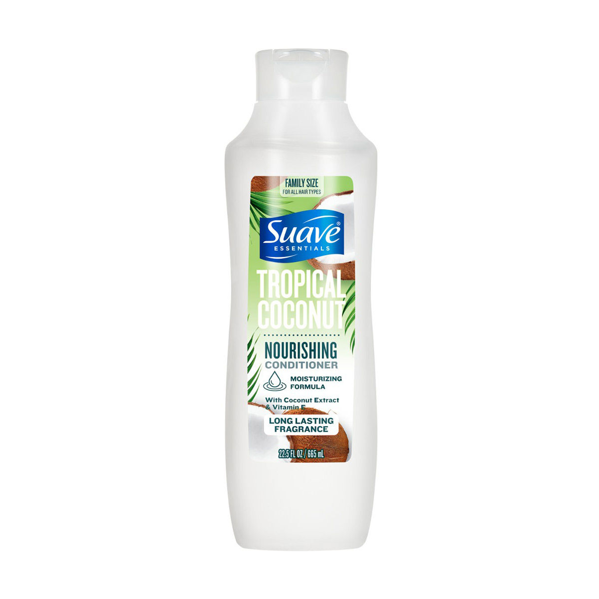 Suave Tropical Coconut Nourishing Conditioner with Coconut Extract & Vitamin E, 22.5 oz