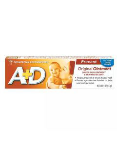 A+D Original Diaper Rash Ointment & Skin Protectant, 4 oz