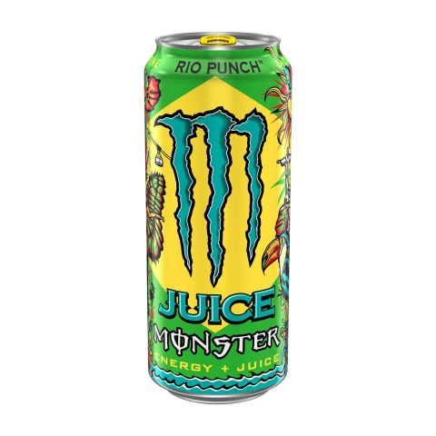 Monster Energy Drink + Juice, Rio Punch, 16 fl oz Can, 1 ct