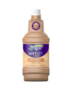 Swiffer Wet Jet Mop Wood Refill Solution, Hardwood Floor Cleaner for Mopping & Cleaning, 42.2 oz