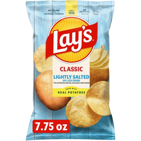 Lay’s Lightly Salted Potato Chips Classic 7 3/4 Oz