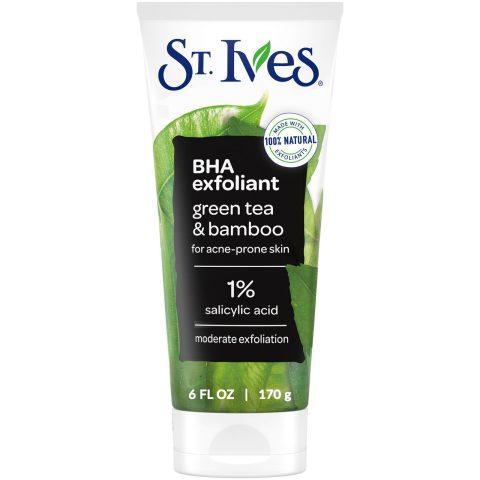 St. Ives Blackhead Clearing Face Scrub, Green Tea and Bamboo, 6 oz