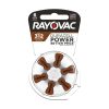 Rayovac Size 312 Hearing Aid Batteries, 6 pk